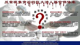 （图片） 反常现象背后的巨大活人器官供体库